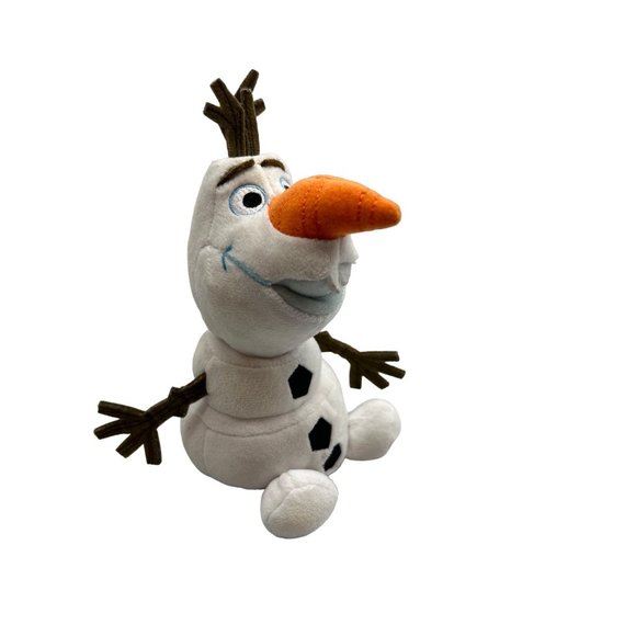 Disney Frozen II Olaf Soft Cuddly White Snowman Small 9" Plush Stuffed Toy - Picture 4 of 6